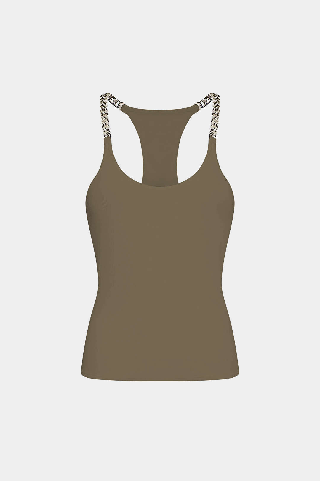 "Chain Decor Sleeveless Tank Top"