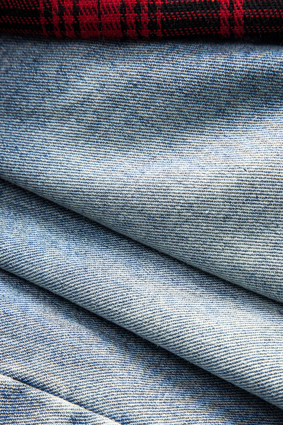 "Denim Bow Patchwork Tie-Up Skirt"
