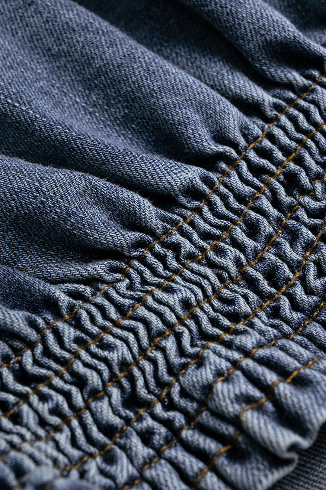 "Denim Button Pocket Short Sleeve Shirt And Skirt Set"
