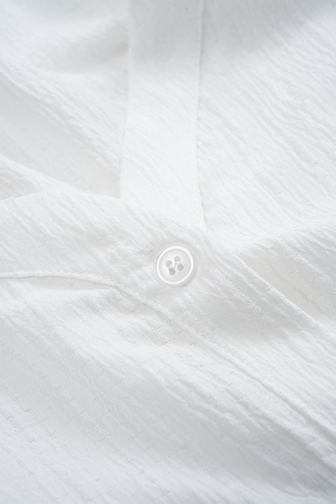 "Button Asymmetrical Backless Long-Sleeve Shirt"