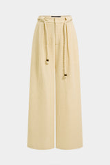 "Belted Wide Leg Pants"