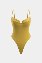 "Bustier Slip Sleeveless Bodysuit"