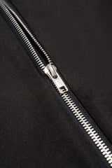 "Asymmetrical Zipper Wide Leg Pants"