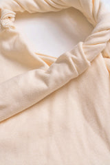 "Braided Twist Halter Neck Mini Dress"