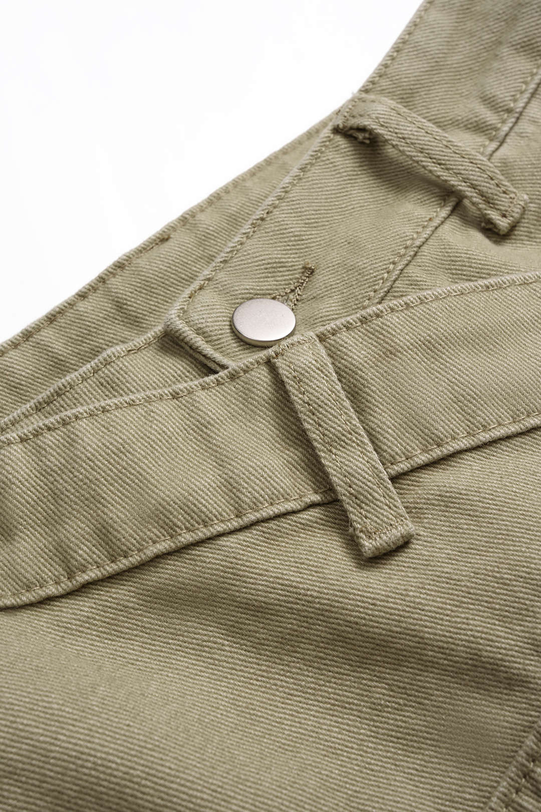"Denim Asymmetrical Jeans"