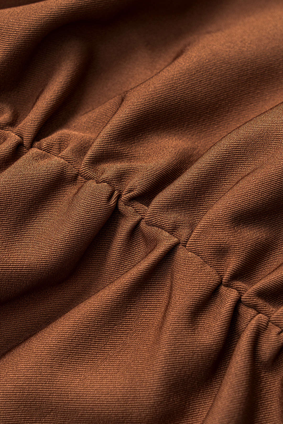 "Asymmetry Belt Ruched Midi Skirt"