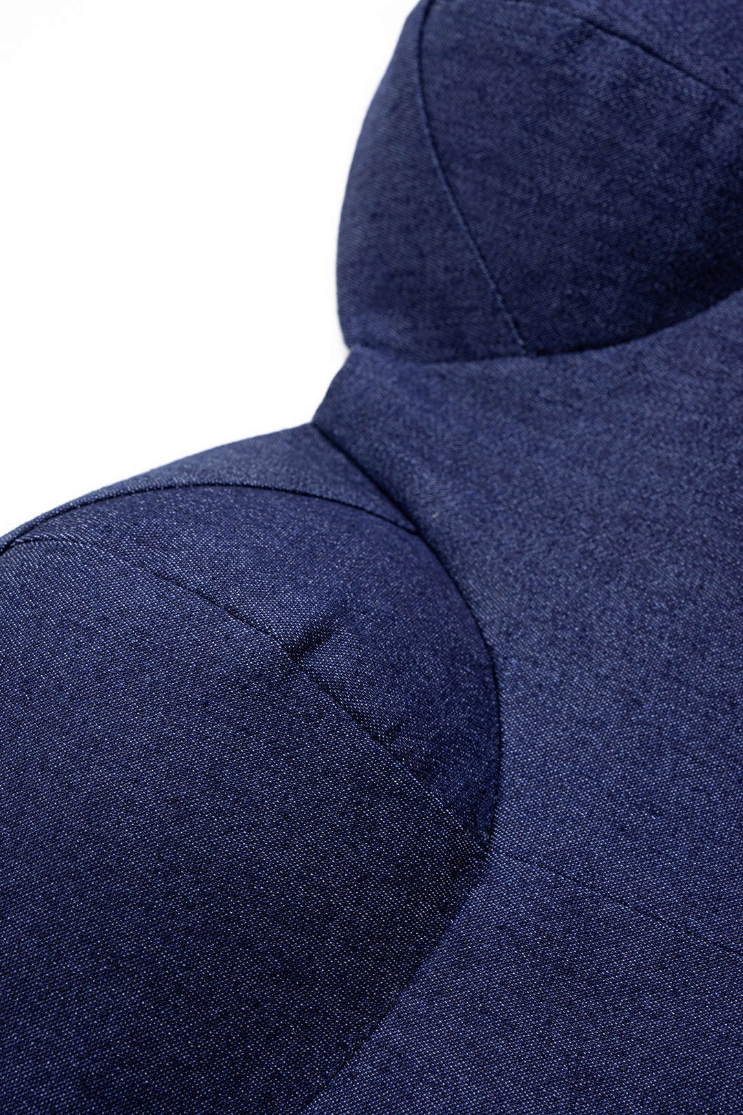 "Denim Asymmetrical Ruched Bustier Belted Zipper Maxi Dress"