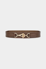 "Alloy Leather Belt"