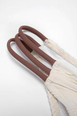 "Contrast Tie-Up Bikini Set"