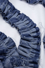 "Asymmetrical Patchwork Short Sleeve T-Shirt"