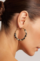 "Alloy Leopard Print Earrings"