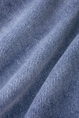 "Denim Braided Belted Pocket Skirt"