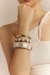 "Alloy Shell Beaded Bracelets"