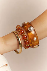 "Alloy Shell Beaded Bracelets"