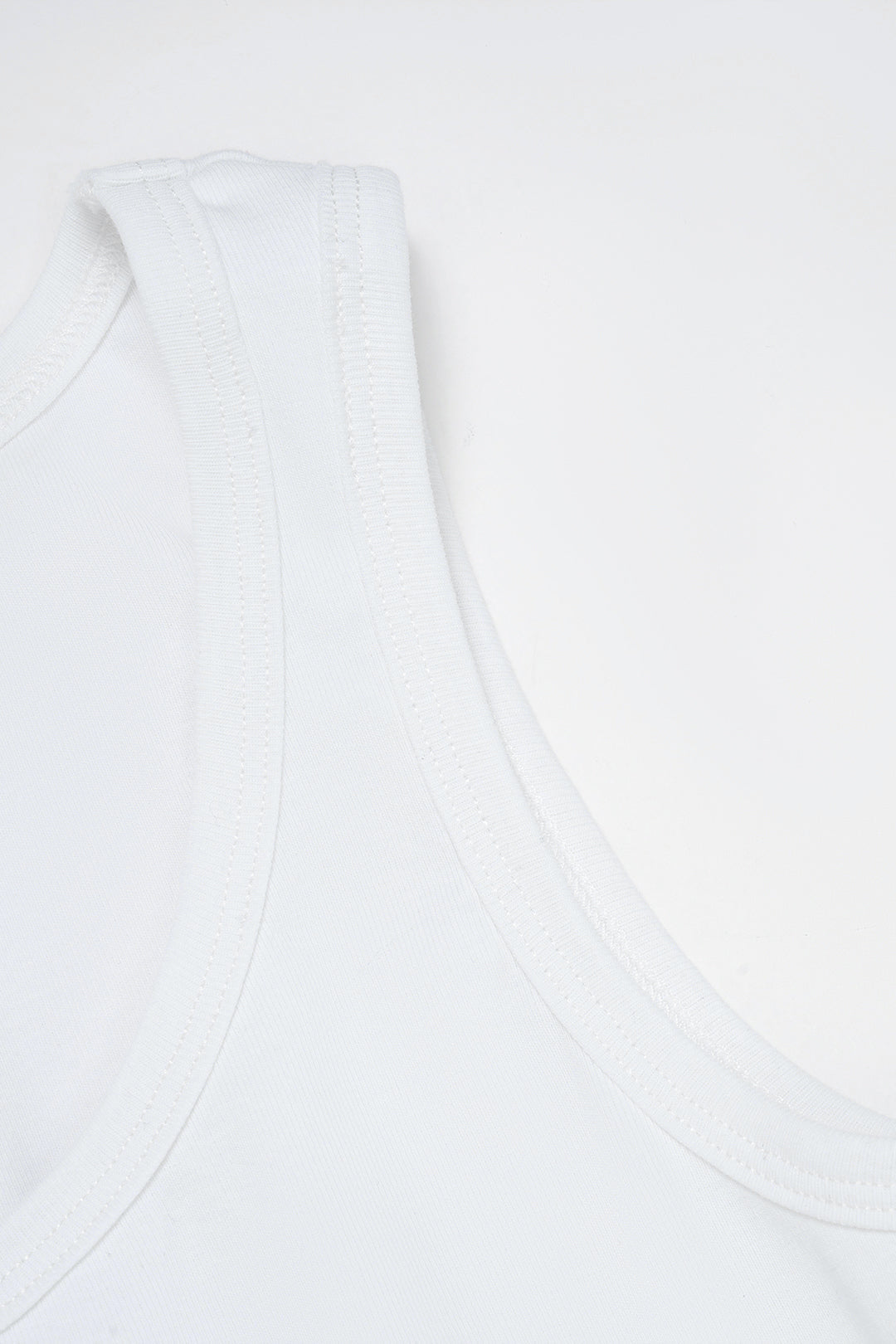 "Asymmetrical Round Neck Short-Sleeve Shirt"