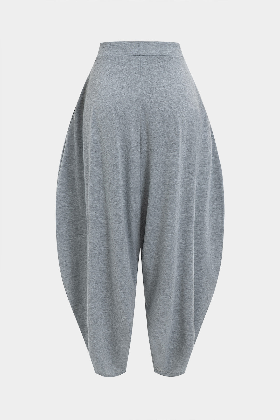 "Asymmetrical Top And Barrel Pants Set"