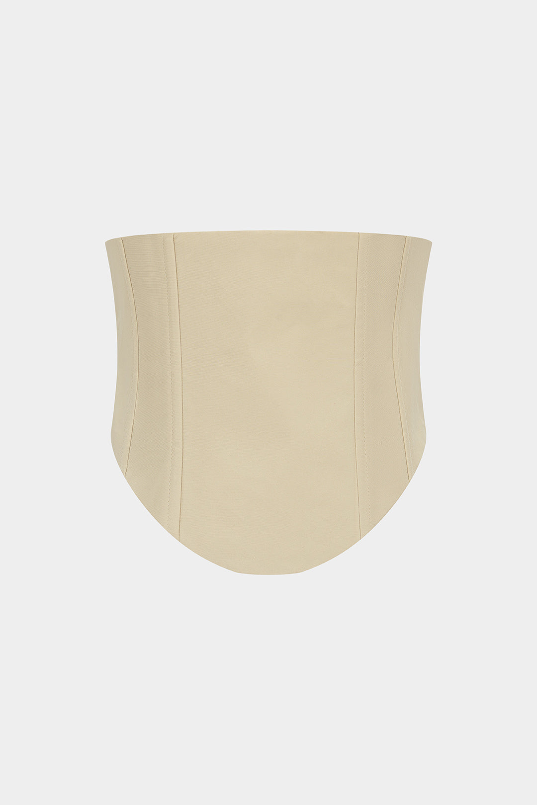 "Belted Tie Back Shoulder Pads Sleeveless Mini Dress"