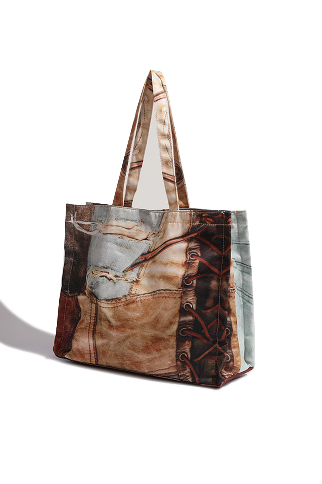 "Abstract Print Tote Bag"
