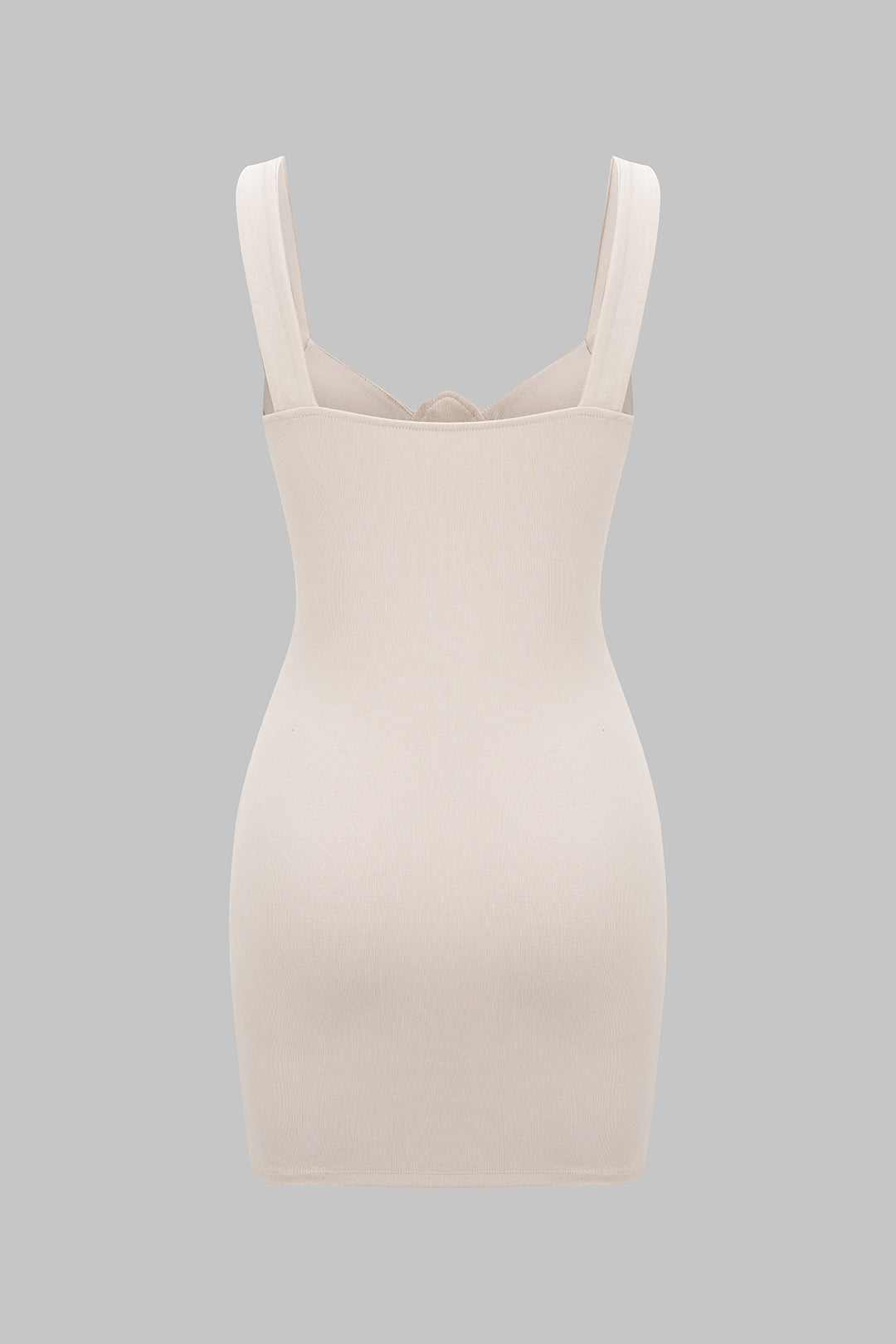 "Braided Cut Out Sleeveless Mini Dress"