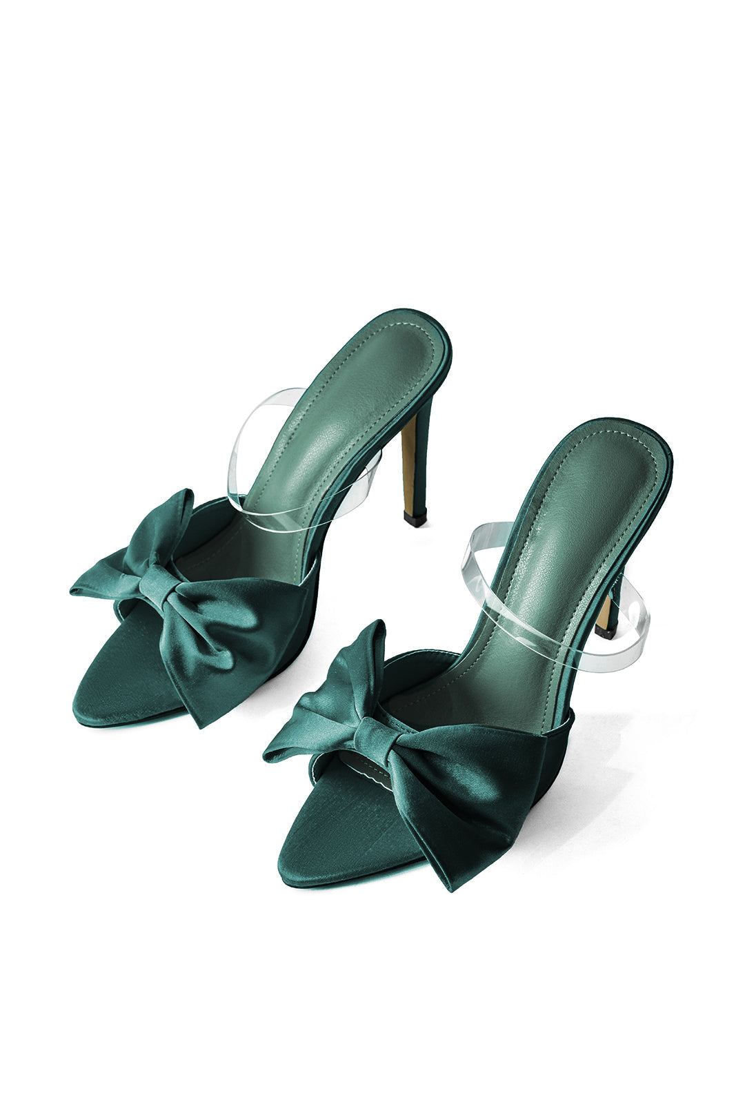 "Bowtie Slingback High Heels"