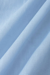 "Contrast Whipstitching Linen Button Tank Top"