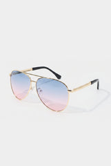 "Alloy Frame Sunglasses"