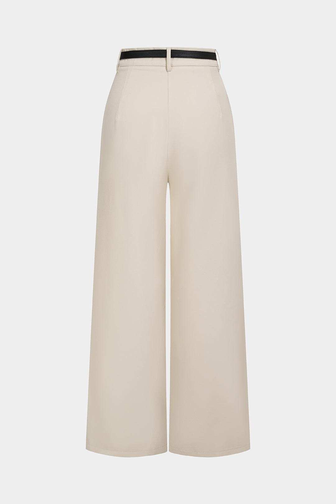 "Belted Straight Leg Pants"