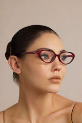 "Cat-Eye Frame Sunglasses"