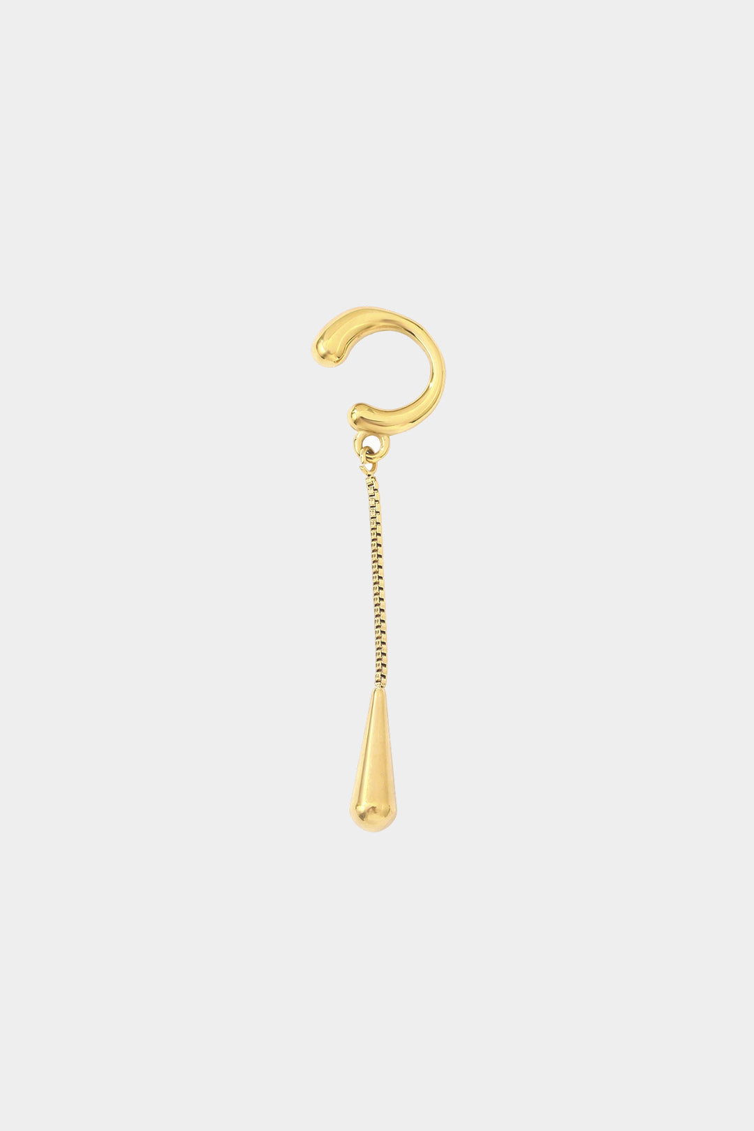 "Alloy Tassel C Shape Drop Pendant Earrings"