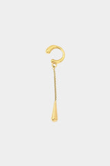 "Alloy Tassel C Shape Drop Pendant Earrings"