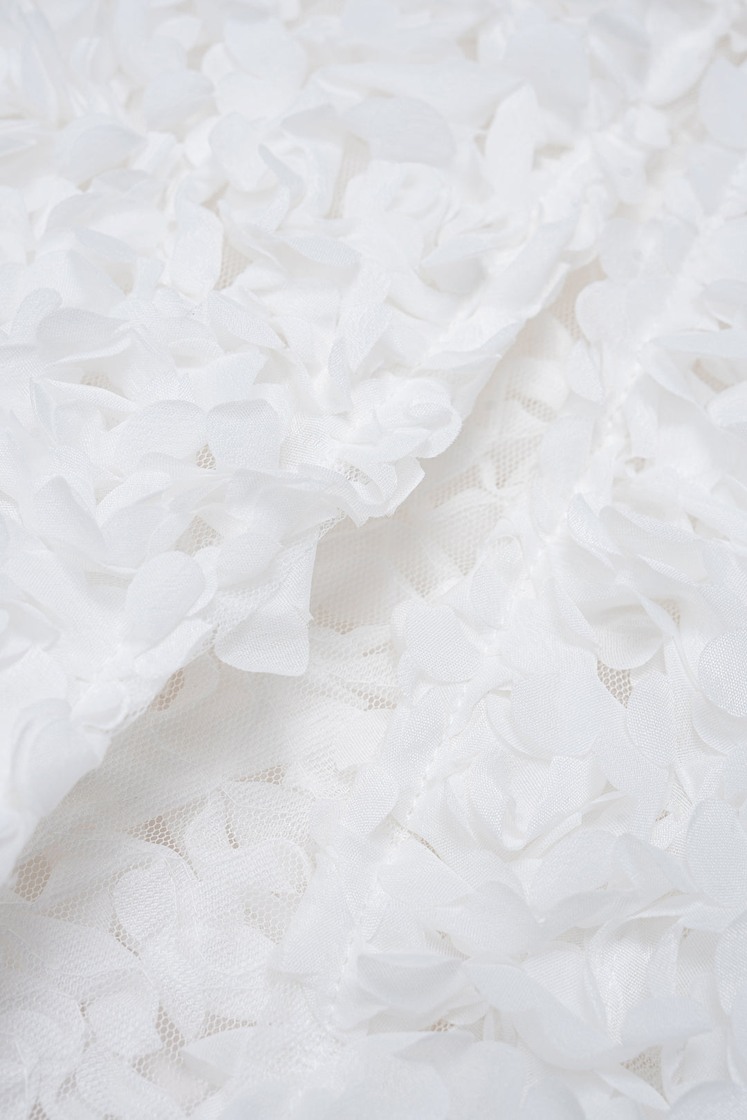 "3D Floral Textured Skirt"