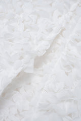"3D Floral Textured Skirt"