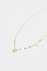 "Alloy Letter Necklace"