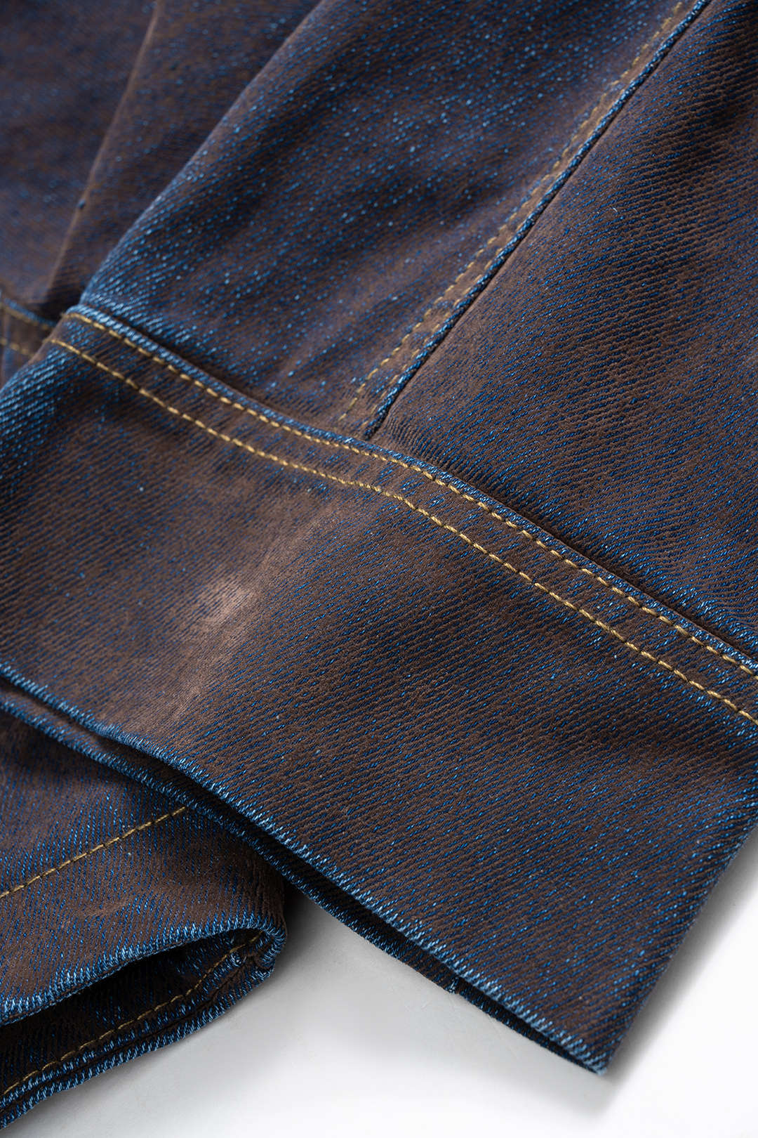 "Denim Button Shoulder Pads Outerwear"