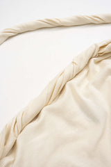 "Asymmetrical Twist Knot Sleeveless Midi Dress"