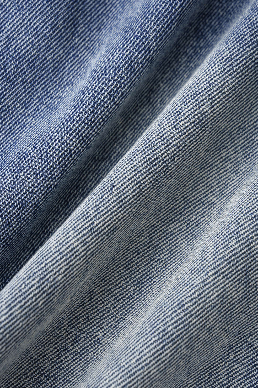 "Denim Asymmetrical Frayed Skirt"