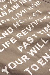 "Denim Letter Print Barrel Jeans"