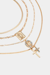 "Alloy Layered Necklace"