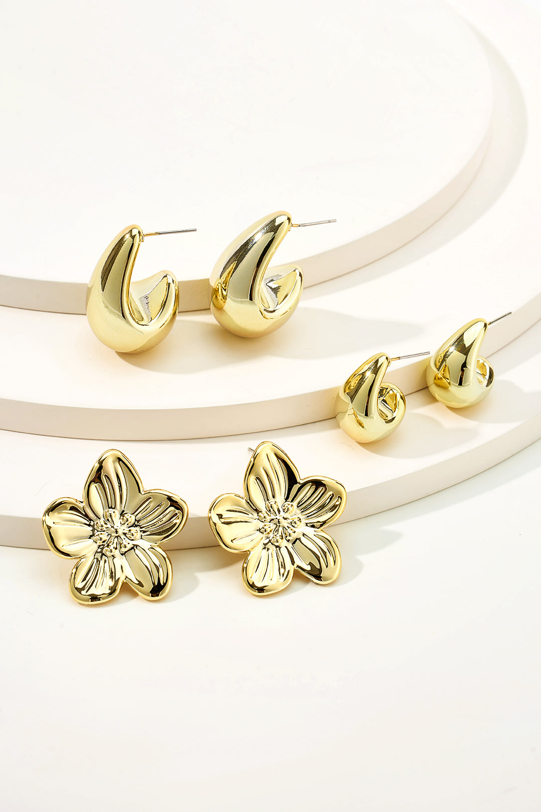 "Alloy Round Earrings"
