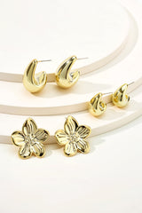 "Alloy Round Earrings"