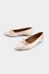 "Bow Pointed Toe Flats"