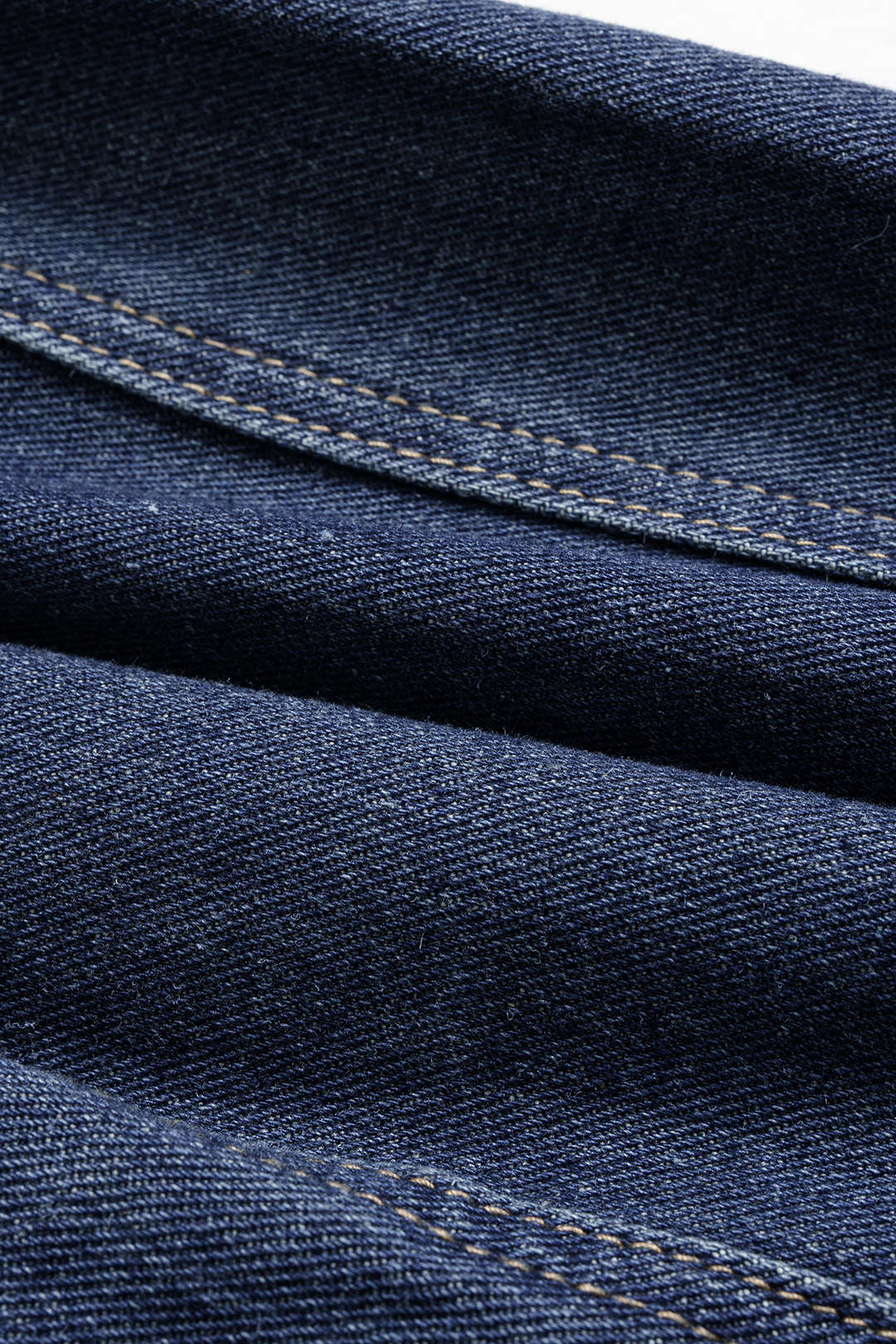"Denim Crossed Tie-Back Asymmetrical Outerwear"