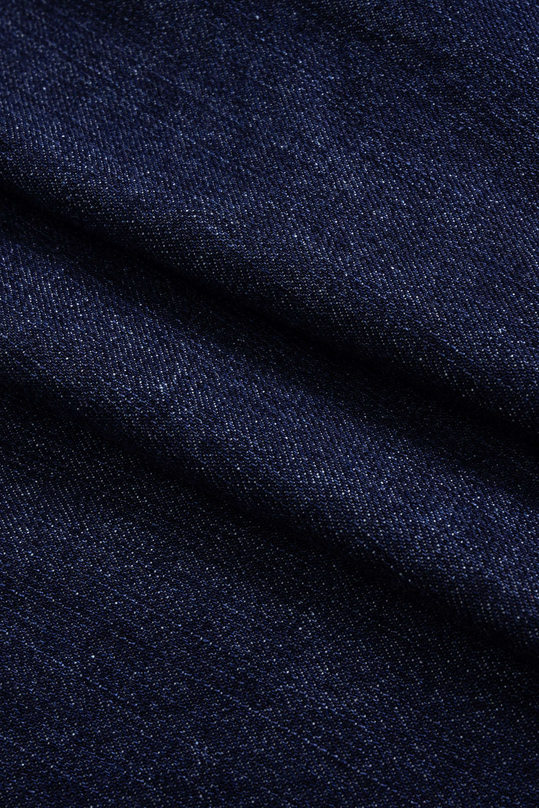 "Denim Button Cuffed Long-Sleeve Top"