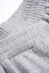 "Crossed Shirred Waist Barrel Pants"