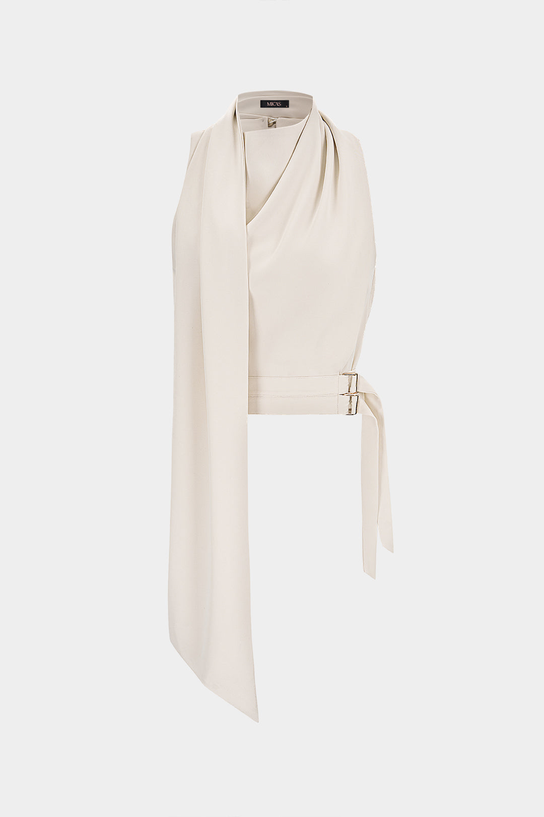 "Asymmetrical Tie-Up Tank Top"