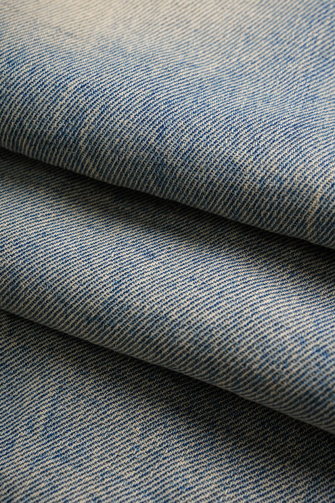 "Denim Frayed Straight Leg Jeans"