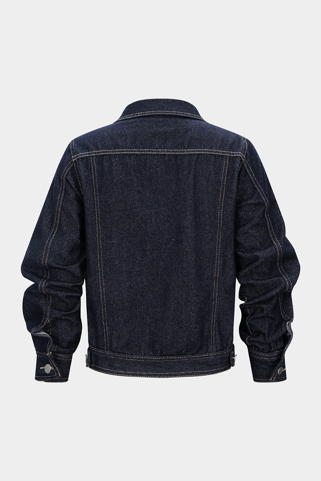 "Denim Buttoned Pocket Outerwear"