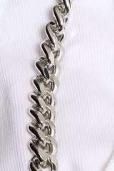 "Chain Decor Sleeveless Tank Top"