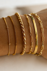 "Bohemian Alloy geometric Chain Bracelets"