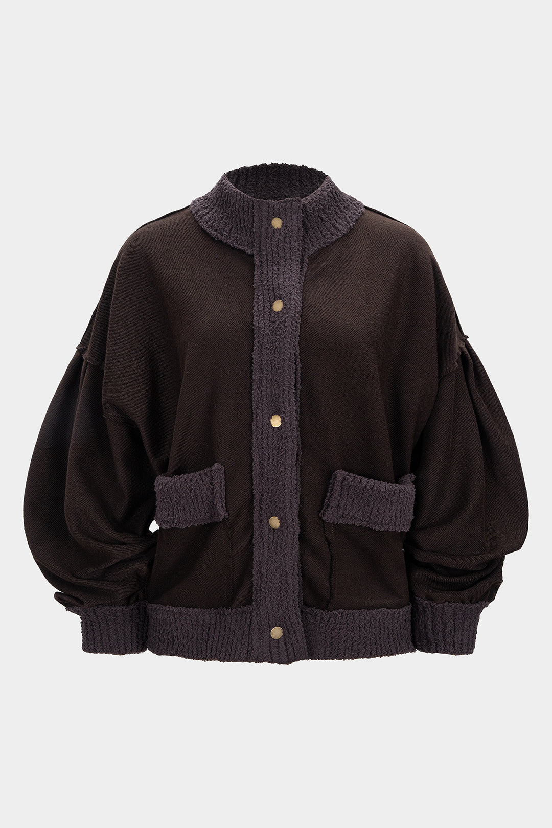 "Corduroy Patchwork Pocket Jacket"